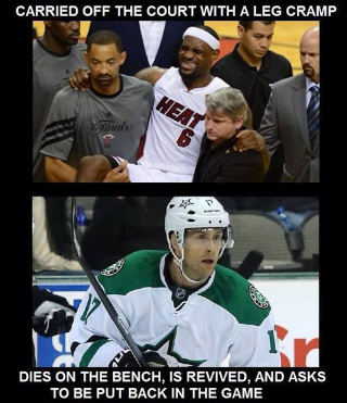 Illustration for article titled Hockey Fans Using Rich Peverley To Shit On LeBron James Are The Worst